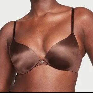 NWOT Victoria’s Secret So Obsessed Push-Up Bra in Smooth Dark Brown
